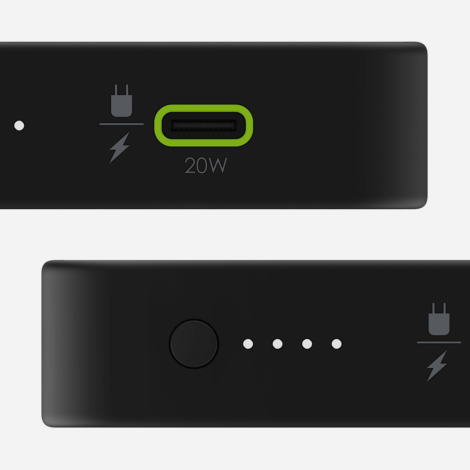 Powerstation Plus 10K Power Bank with Integrated Cables 20W