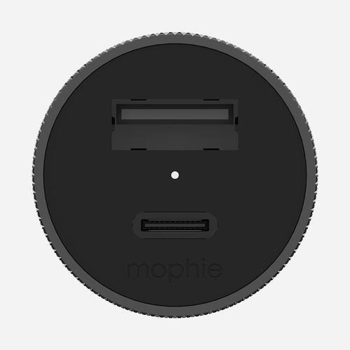 32W Dual Port USB-C + USB-A Car Adapter