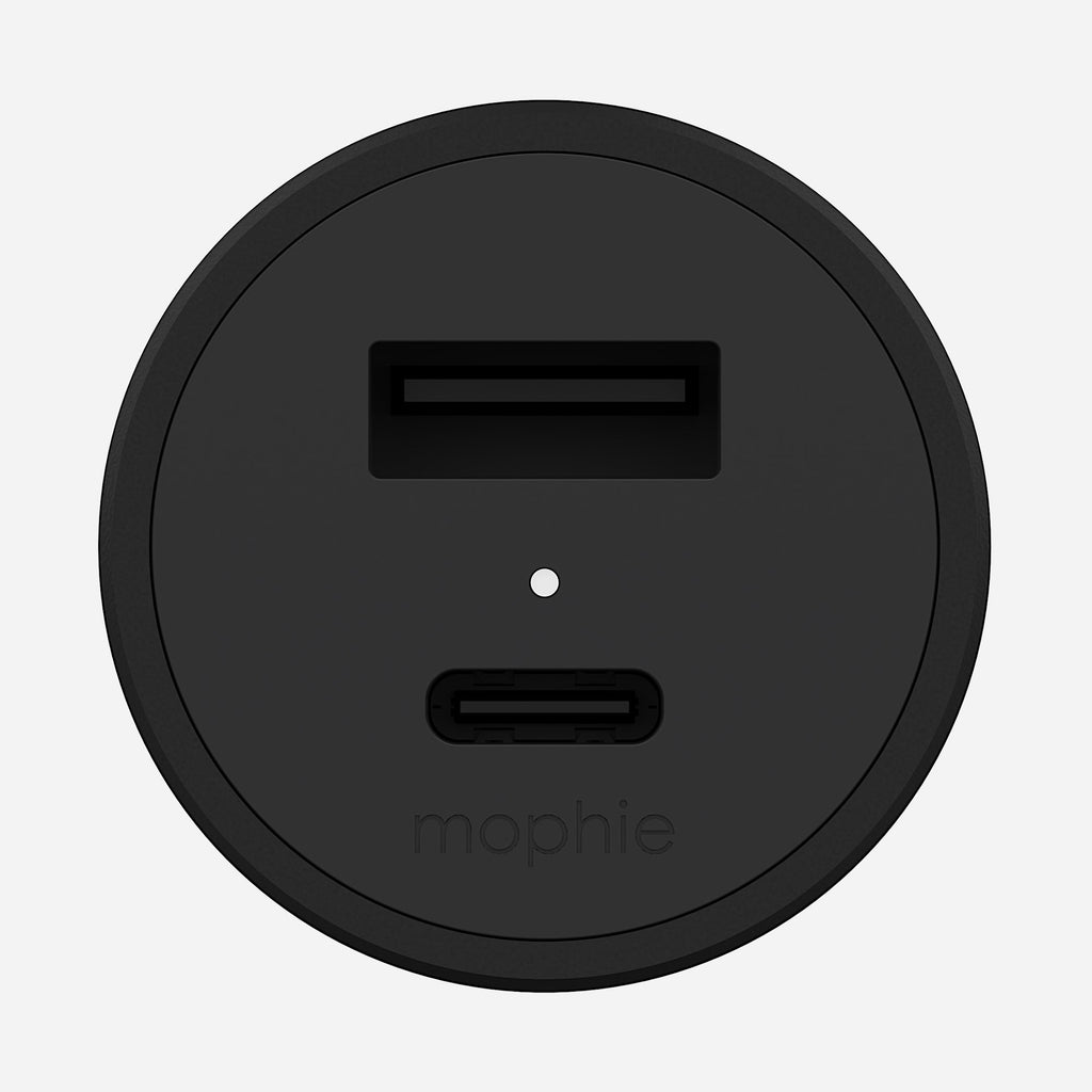 42W Dual Port USB-C + USB-A Car Adapter