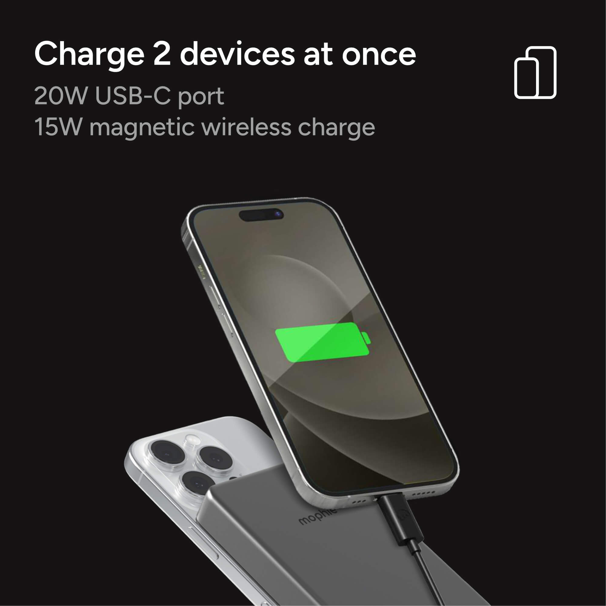 Slim Wireless 10K Powerstation - Power Bank 15W