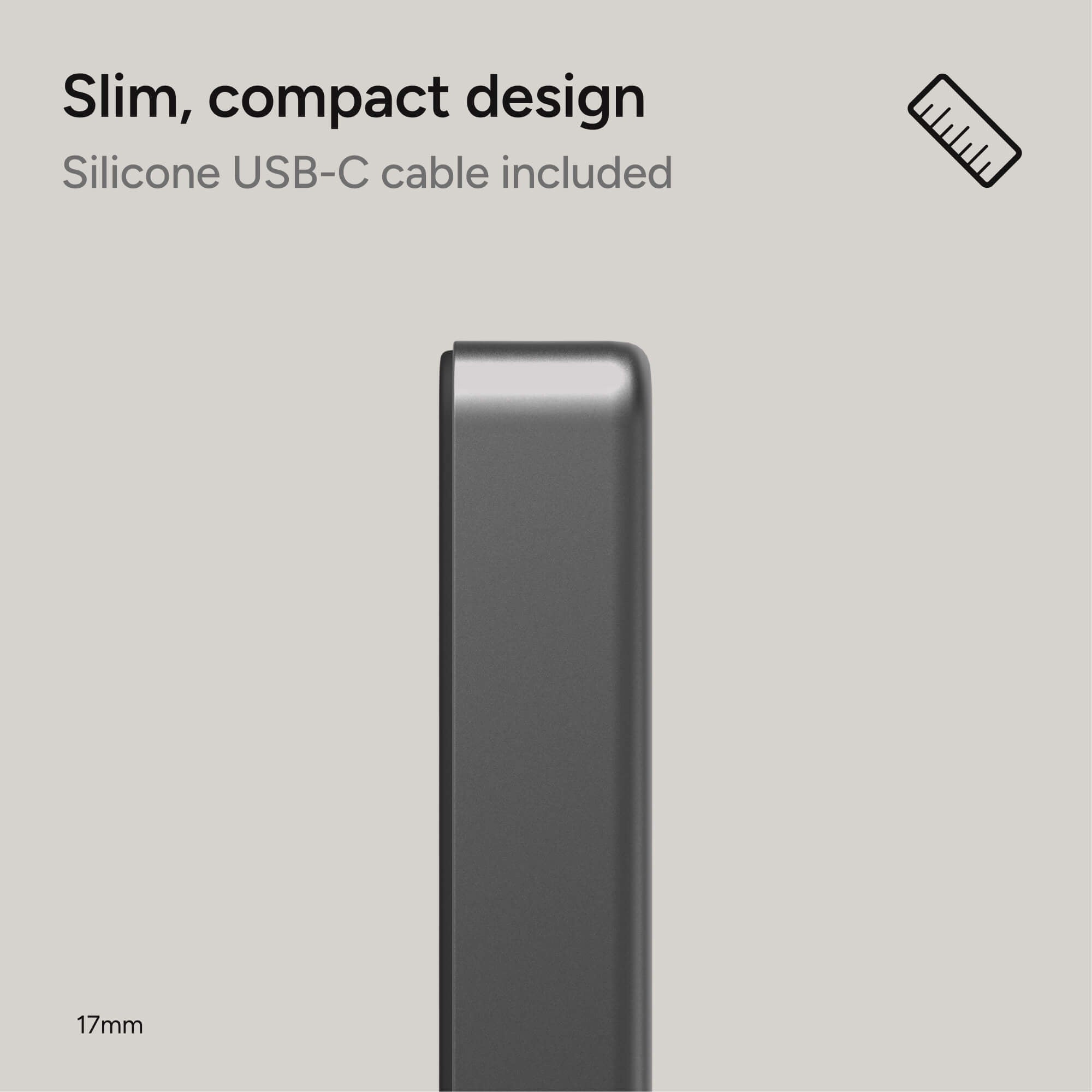 Slim Wireless 10K Powerstation - Power Bank 15W