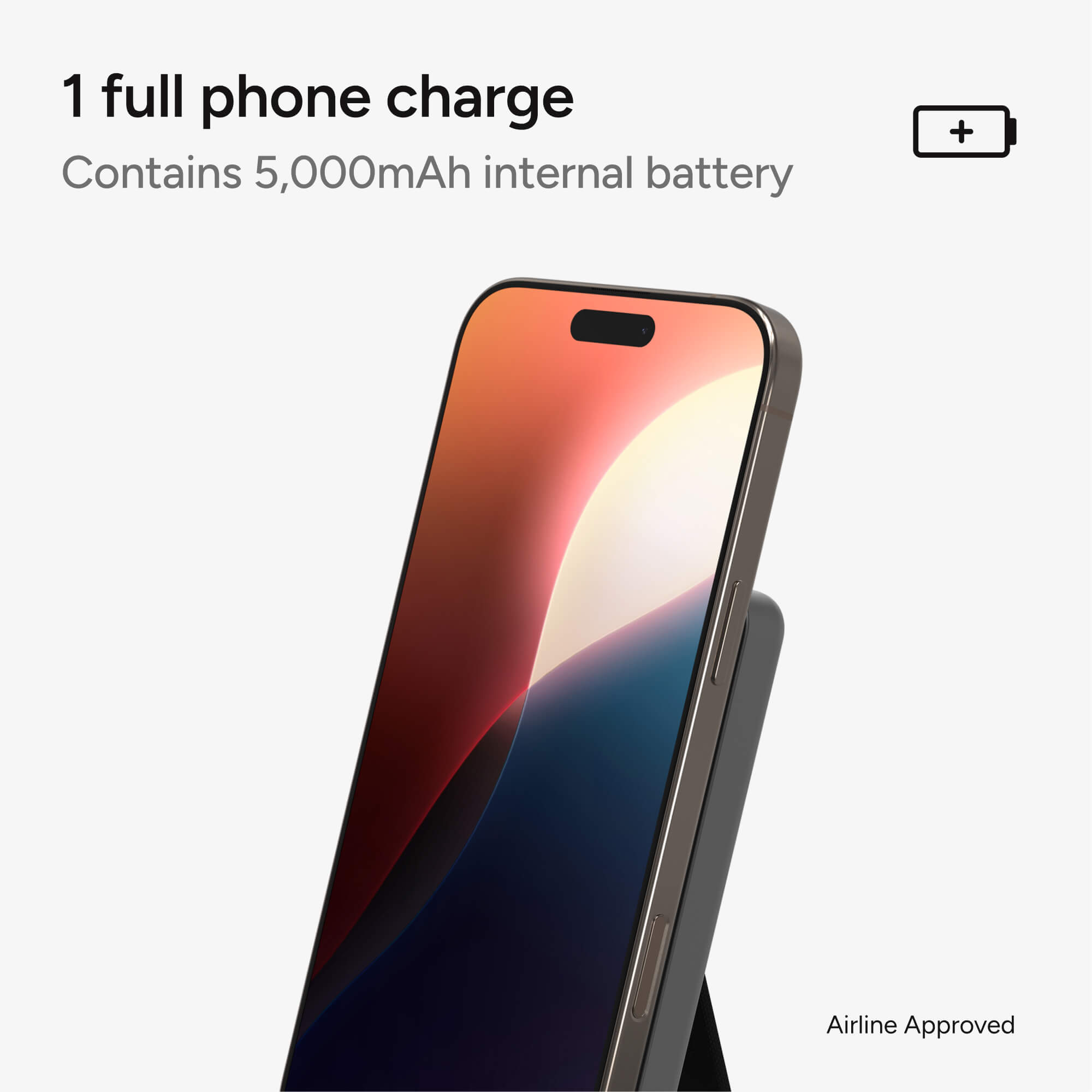 Slim Wireless 5K Powerstation - Power Bank with Stand