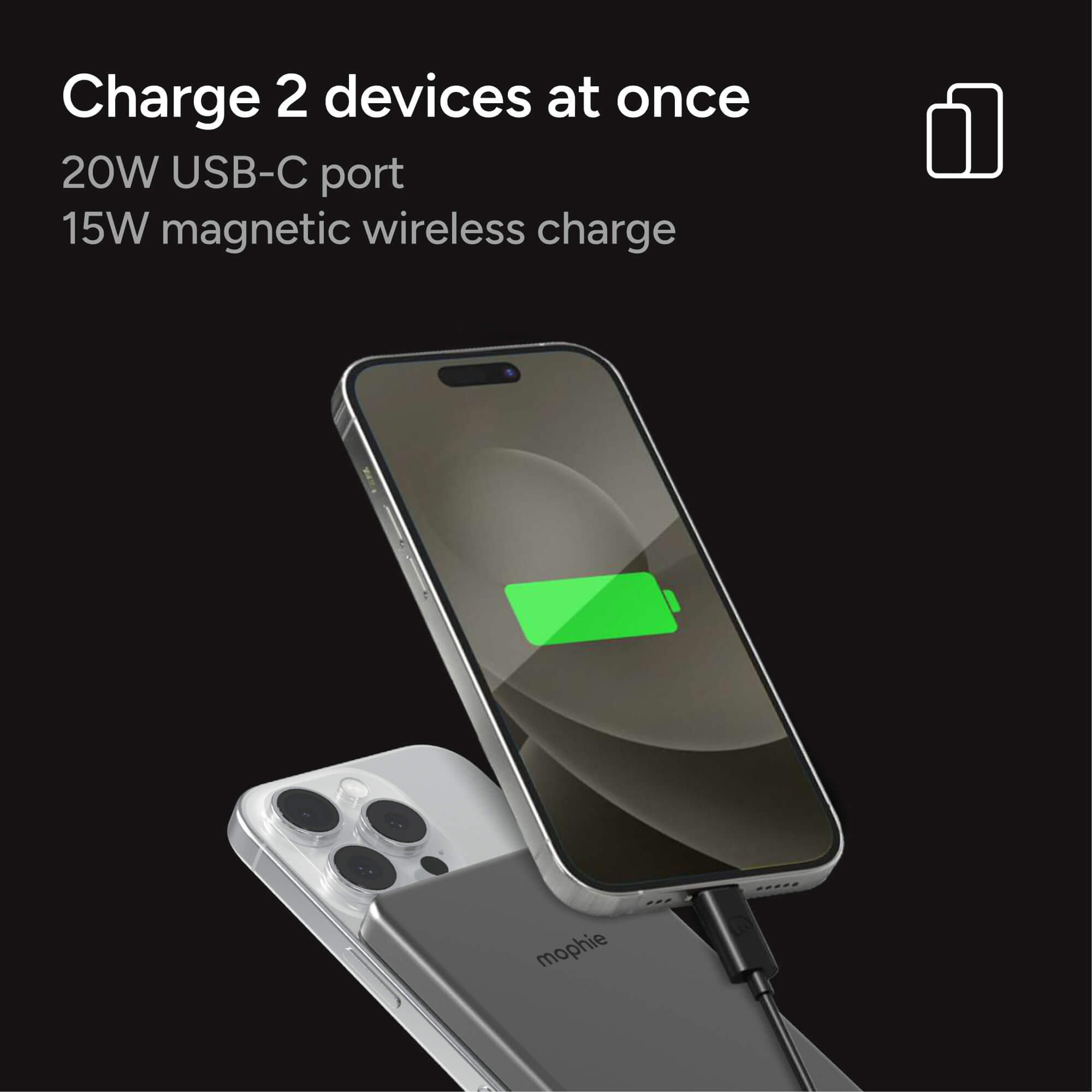 Slim Wireless 5K Powerstation - Power Bank 15W