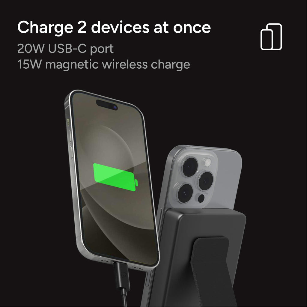 Slim Wireless 10K Powerstation - Power Bank with Stand