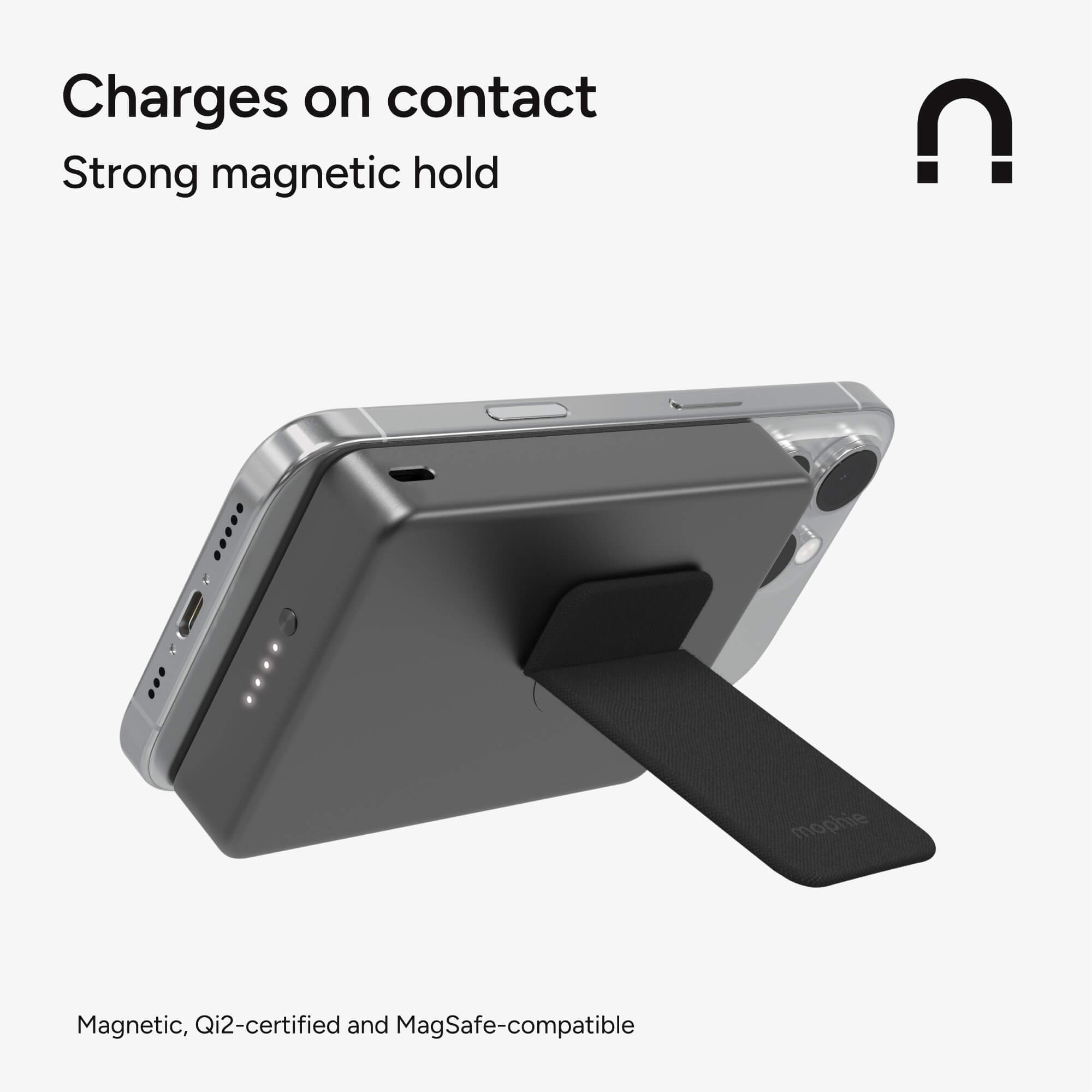Slim Wireless 10K Powerstation - Power Bank with Stand