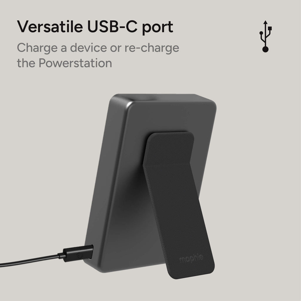 Slim Wireless 10K Powerstation - Power Bank with Stand