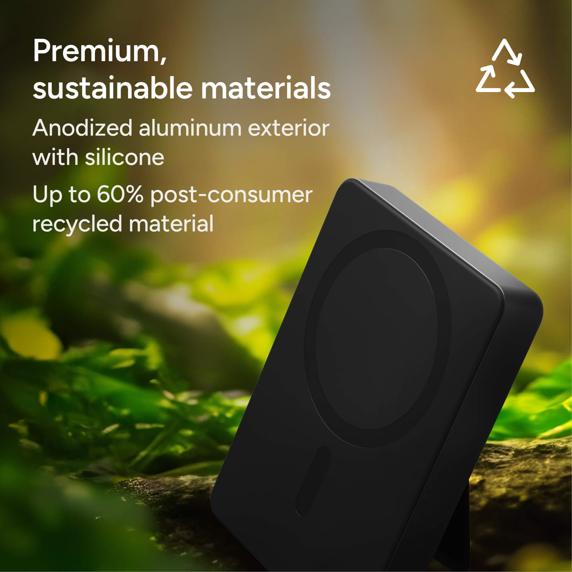 Slim Wireless 10K Powerstation - Power Bank with Stand